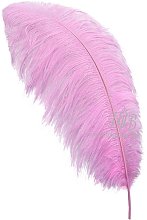 Перо страуса премиум розовый 65-75 см