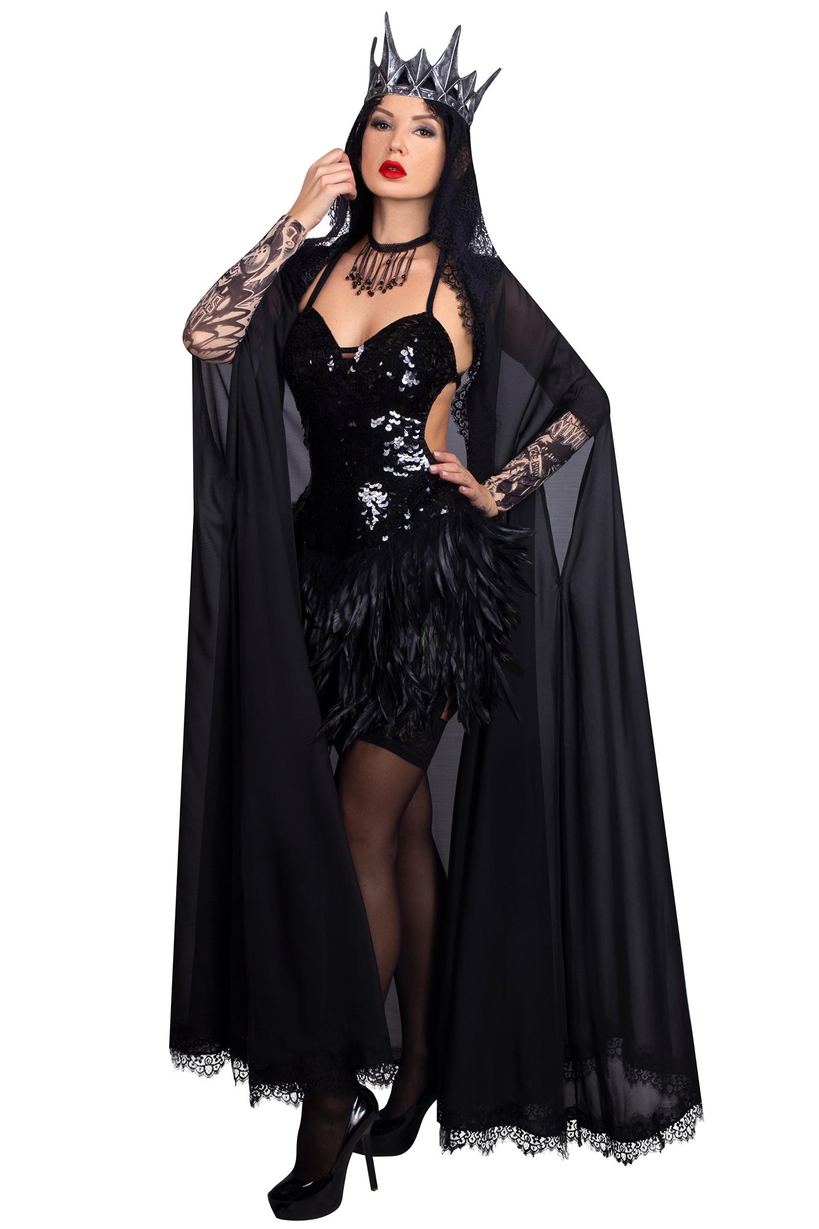 Взрослый карнавальный костюм Черный лебедь, 52-54 размер, отзывы