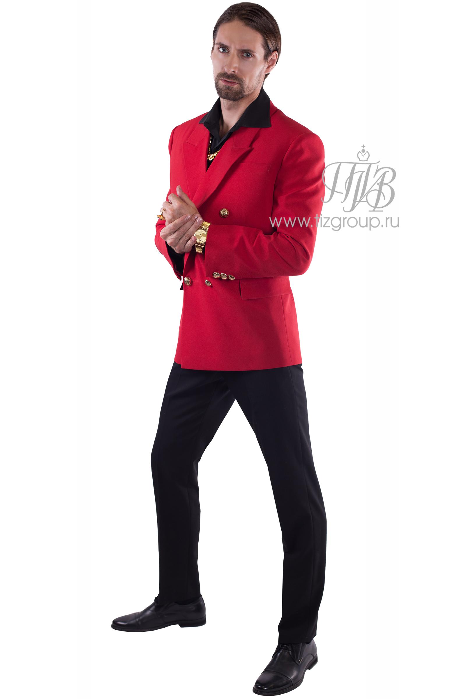 Красный пиджак мужской 90 х